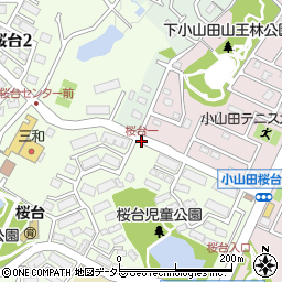 桜台一周辺の地図