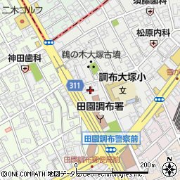 東京都大田区雪谷大塚町13-2周辺の地図