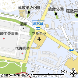 ビバホーム川崎宮前店周辺の地図