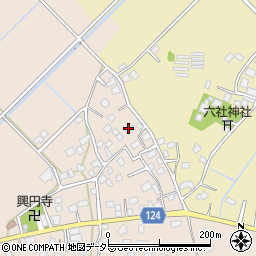 千葉県山武市下横地870周辺の地図