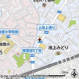 東京都大田区上池台3丁目46-4周辺の地図