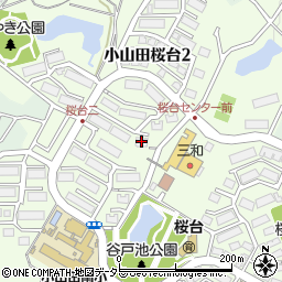 ＵＲ小山田桜台１８周辺の地図