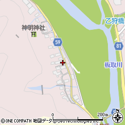 岐阜県美濃市乙狩50周辺の地図