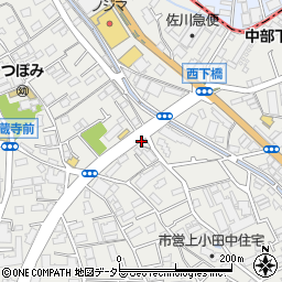 上小田中第5公園周辺の地図