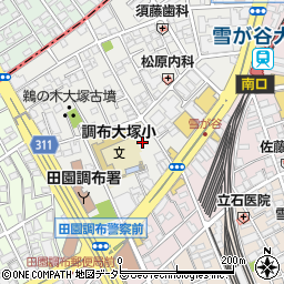 東京都大田区雪谷大塚町11-2周辺の地図