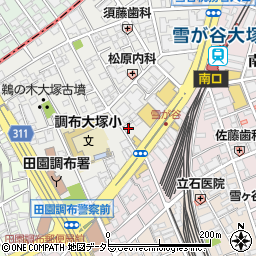 東京都大田区雪谷大塚町10-6周辺の地図