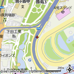 0590勝島駐車場 (201) 【バイク専用】周辺の地図