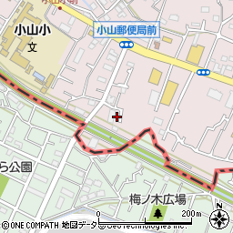 東京都町田市小山町796-8周辺の地図