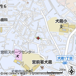 南菅生公園周辺の地図