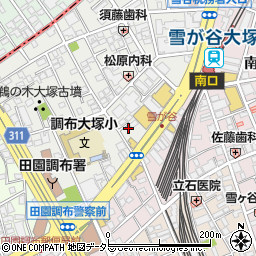 東京都大田区雪谷大塚町10周辺の地図