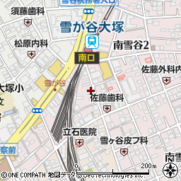 東京都大田区南雪谷2丁目15-5周辺の地図
