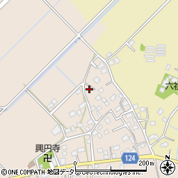 千葉県山武市下横地860周辺の地図