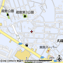二階堂邸_犬蔵akippa駐車場周辺の地図
