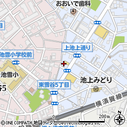 東京都大田区上池台3丁目46-7周辺の地図