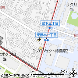 セブンイレブン相模原東橋本１丁目店周辺の地図