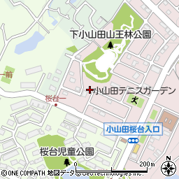東京都町田市下小山田町3368周辺の地図