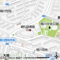 町田市立鶴川図書館周辺の地図