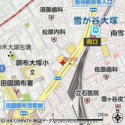 東京都大田区雪谷大塚町9-16周辺の地図