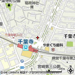 セブンイレブン千葉寺駅前店周辺の地図