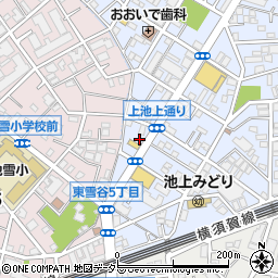 東京都大田区上池台3丁目46周辺の地図