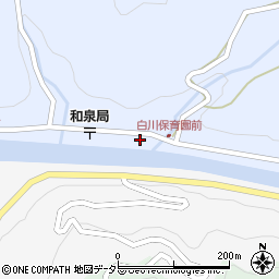岐阜県加茂郡白川町和泉586周辺の地図