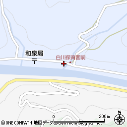 岐阜県加茂郡白川町和泉585-3周辺の地図