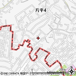 神奈川県川崎市麻生区片平4丁目23-43周辺の地図