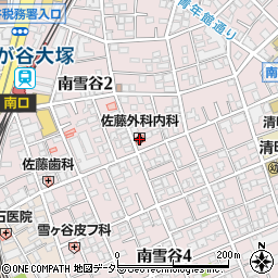 佐藤外科内科胃腸科クリニック周辺の地図