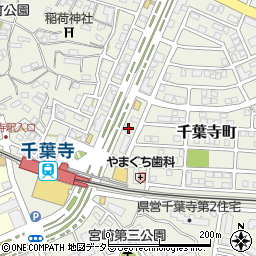 鳥健本店千葉寺店周辺の地図
