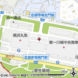 横浜銀行川崎北部市場支店周辺の地図