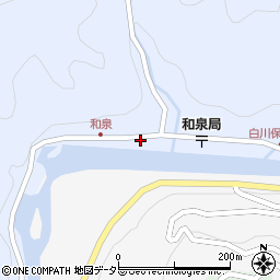 岐阜県加茂郡白川町和泉1239-1周辺の地図