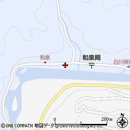 岐阜県加茂郡白川町和泉1242-2周辺の地図