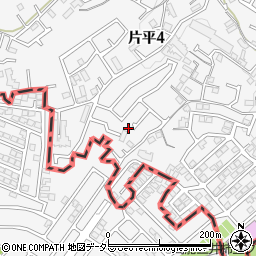 神奈川県川崎市麻生区片平4丁目23-45周辺の地図