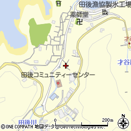 鳥取県岩美郡岩美町田後107周辺の地図