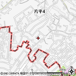 神奈川県川崎市麻生区片平4丁目23-42周辺の地図