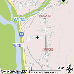 岐阜県美濃市乙狩837周辺の地図