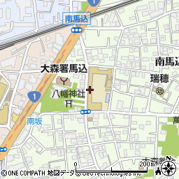 大田区立馬込小学校周辺の地図
