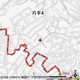 神奈川県川崎市麻生区片平4丁目23-35周辺の地図
