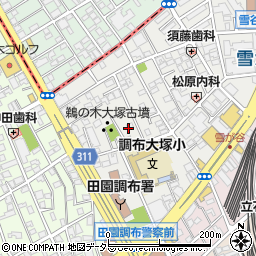 東京都大田区雪谷大塚町15周辺の地図