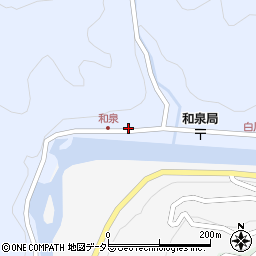 岐阜県加茂郡白川町和泉1235-13周辺の地図