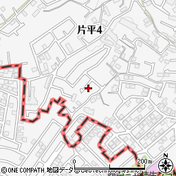 神奈川県川崎市麻生区片平4丁目23-41周辺の地図