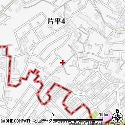 神奈川県川崎市麻生区片平4丁目23-36周辺の地図