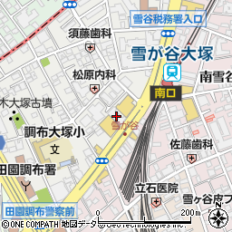 ニチイキッズ　雪が谷大塚駅前保育園周辺の地図