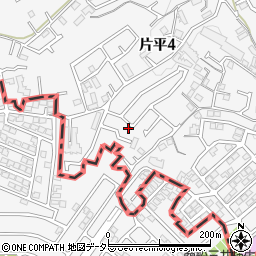 神奈川県川崎市麻生区片平4丁目23-58周辺の地図