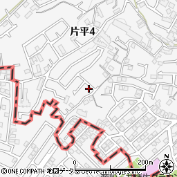 神奈川県川崎市麻生区片平4丁目23-37周辺の地図