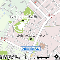 東京都町田市下小山田町2722周辺の地図