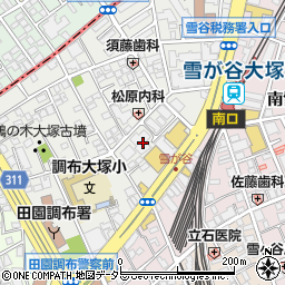 東京都大田区雪谷大塚町9-2周辺の地図