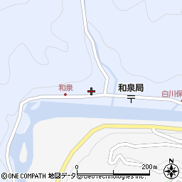 岐阜県加茂郡白川町和泉1239-2周辺の地図