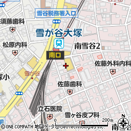 東京都大田区南雪谷2丁目12周辺の地図