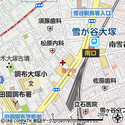 東京都大田区雪谷大塚町9周辺の地図